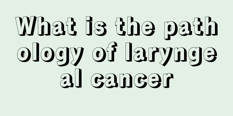 What is the pathology of laryngeal cancer